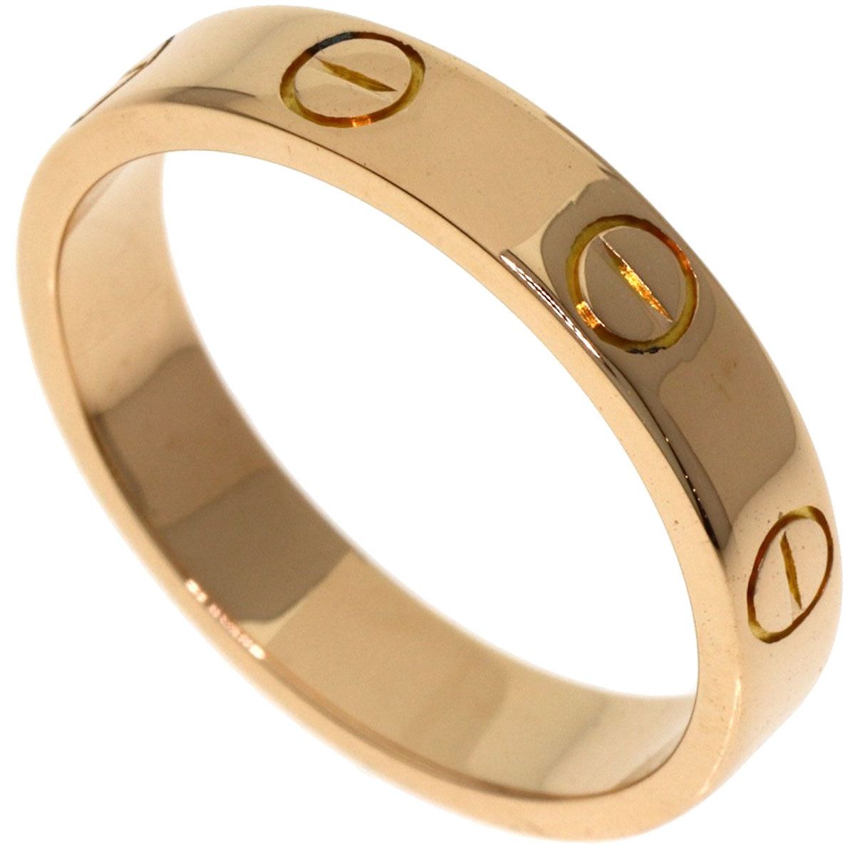 Cartier Mini Love Ring 50 18k Pink Gold