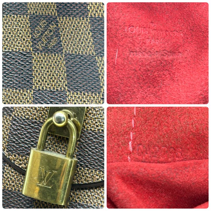 Louis Vuitton Duomo Damier Hand Bag Shape Number: N60008 Serial Number: Ca2098