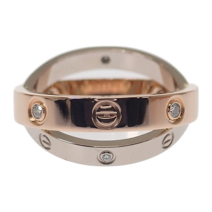 Cartier Be Love No 7 Ring 18K Pink Gold White