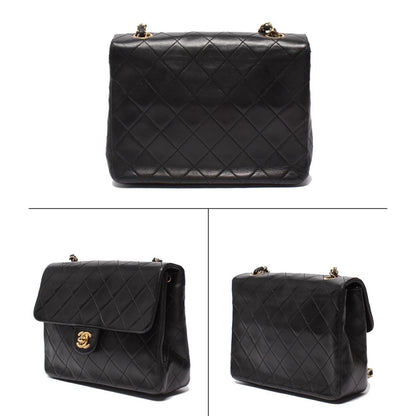 Chanel Chain Shoulder Bag Crossbody Gold Single — view 2