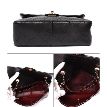 Chanel Chain Shoulder Bag Crossbody Gold Single — view 3