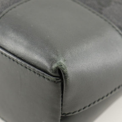 Gucci One Shoulder 001.4231 GG Canvas Black Ladies Shoulder Bag