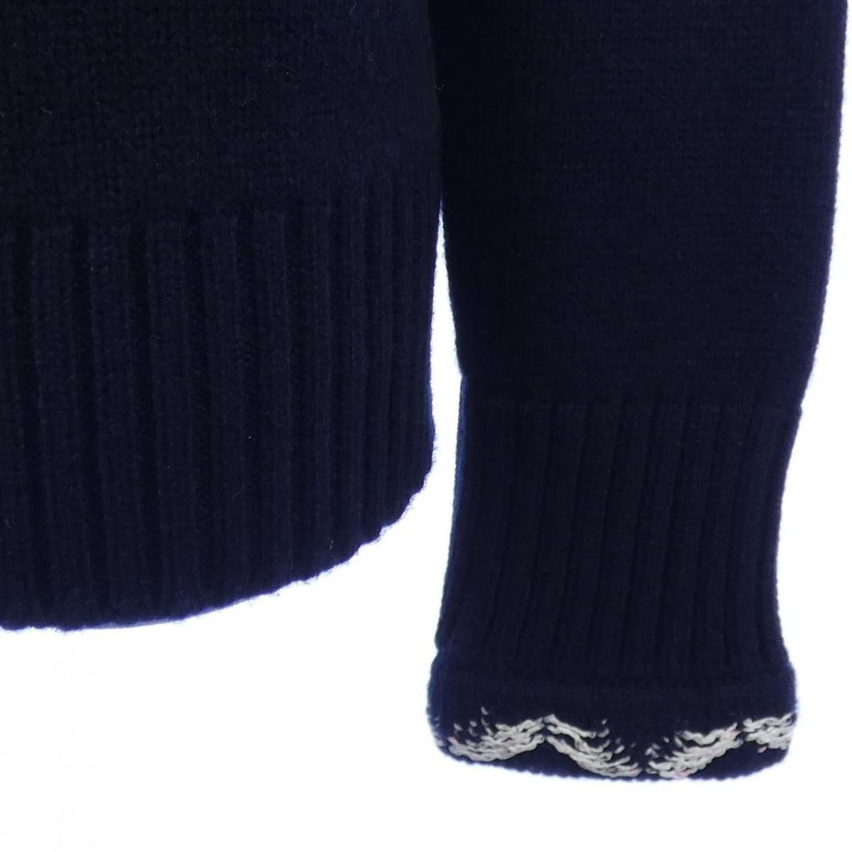 Chanel Knit Cashmere Navy — view 7