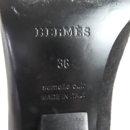 Hermes Z Ilona Hirona 55 Velor Leather Cut Replacement Long — view 11