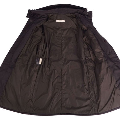 Prada Coat Hooded Cotton Nylon None Outerwear Rede — view 7