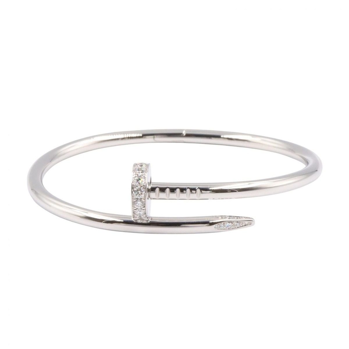 Cartier Bracelet Juste Un Clou Diamond 18k White Gold
