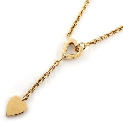 Cartier Necklace Monam le Swing Drop Heart 18K Pink Gold