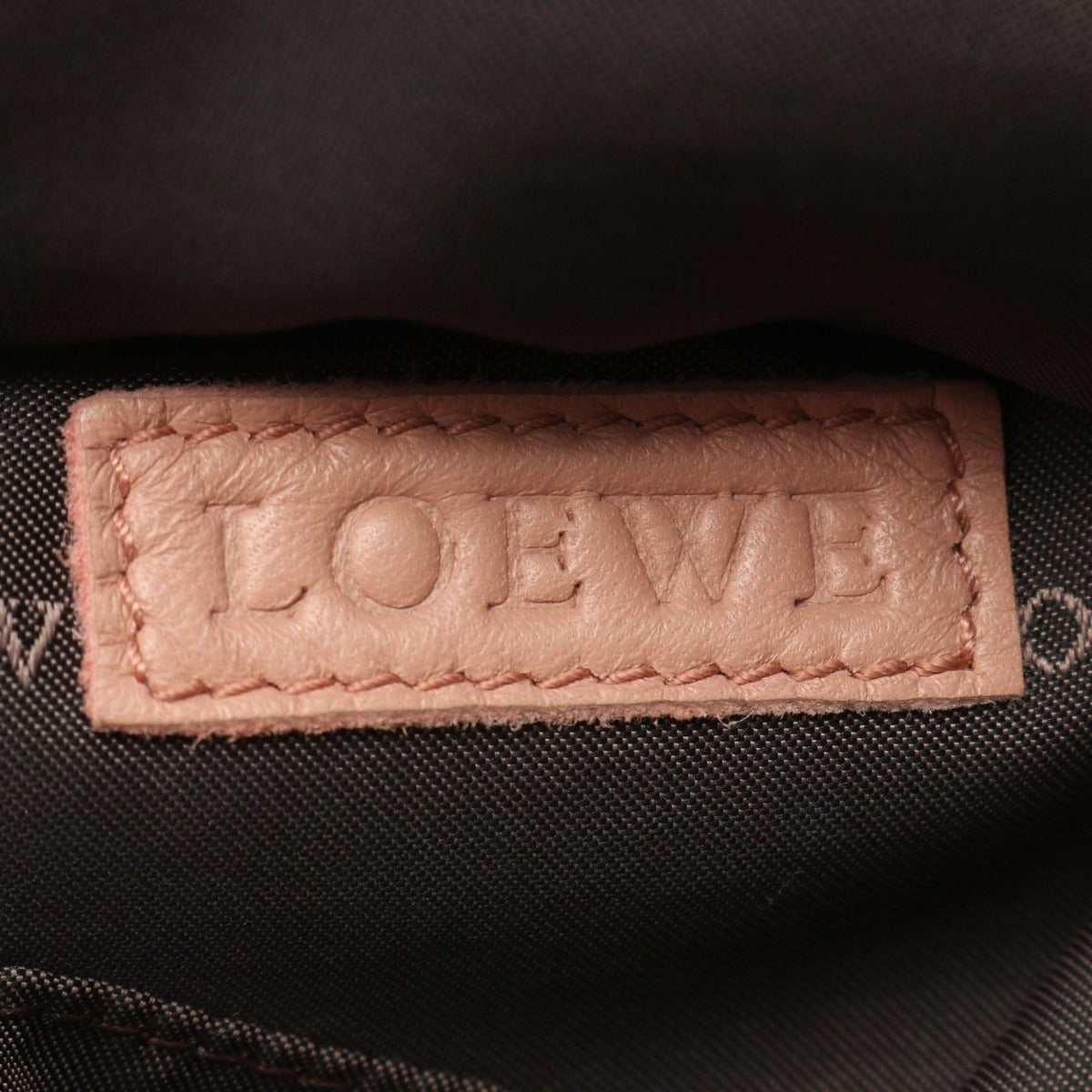 Loewe Handbag Nappa Aire Pink Beige Leather — view 4