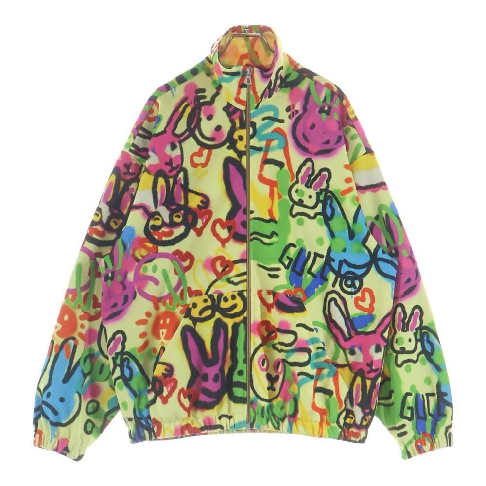Gucci Dans le Vent Bunny Zip Up Track Jacket Multicolor