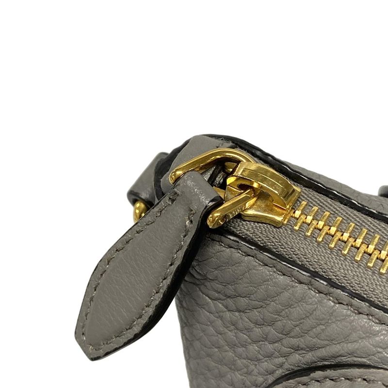 Prada Handbag - 1ba111 Dark Grey Leather