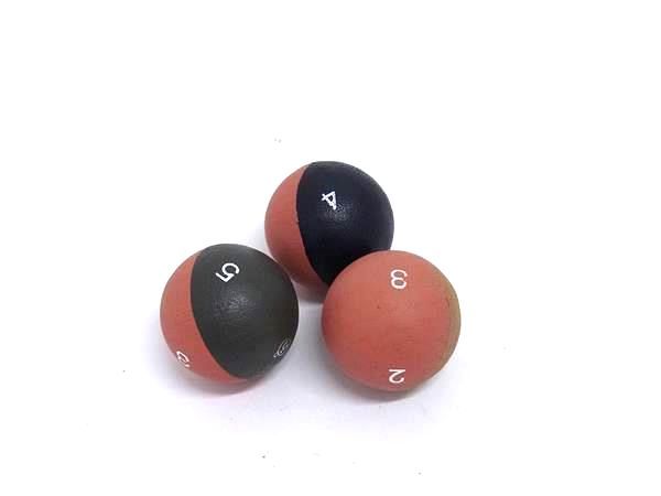 Hermes Petiteash Dice Set Of 3 Dice Multicolor Fs2210