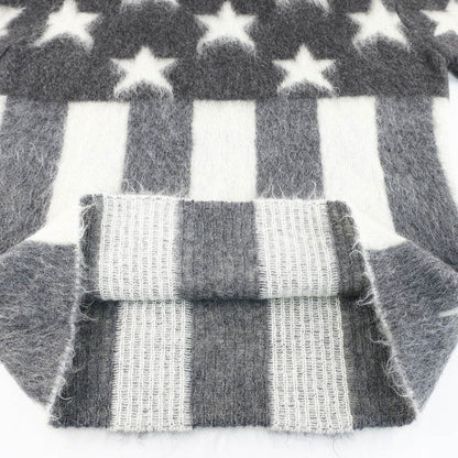 Louis Vuitton American Flag Mohair Knit Sweater - Gray X White Rm192