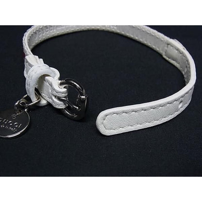 Gucci Bracelet Charity Loves YOU White Red Canvas Leather — view 4