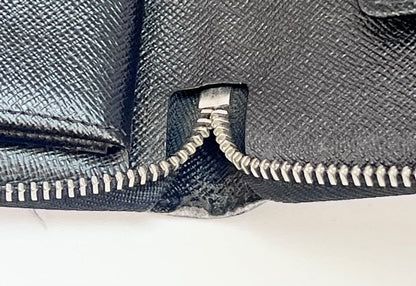 Louis Vuitton Zippy Organizer Damier Graphite Long Wallet N63077 81bs093
