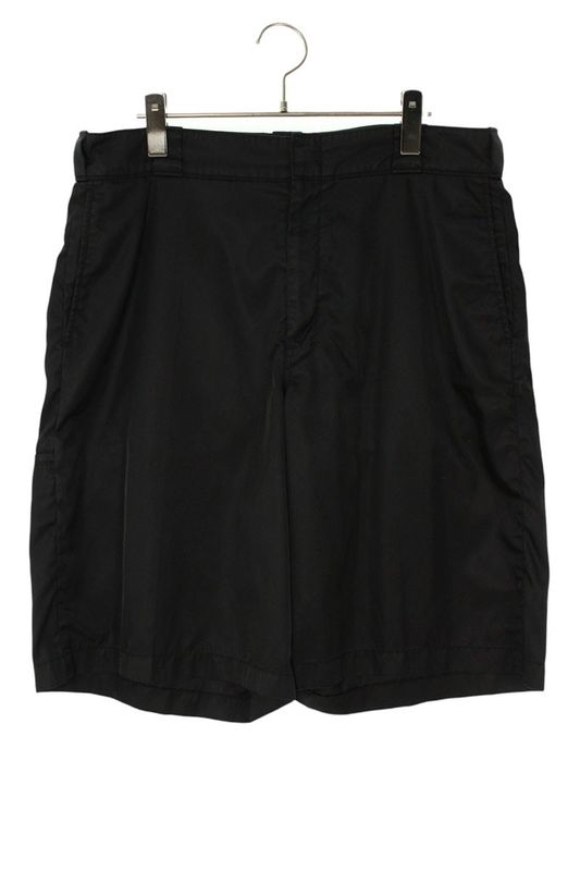 Prada Spg32 Triangle Logo Plate Nylon Half Pants Men 50