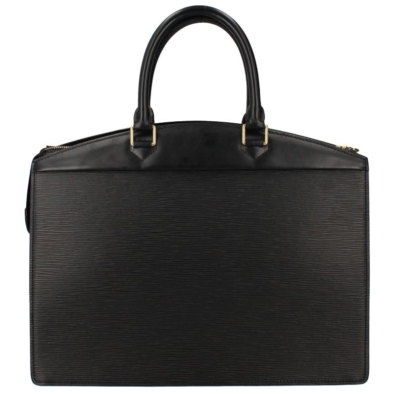 Louis Vuitton Riviera M48182 Epi Women's Handbag Noir Black Excellent Condition