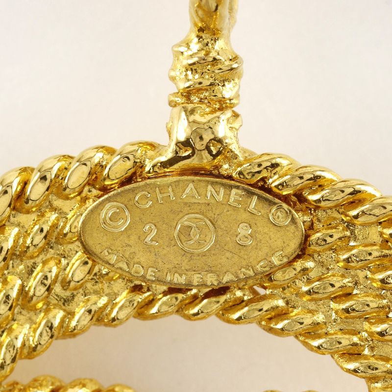 Chanel Coco Mark Vintage Gold Plated 28 Ladies 105.0g Necklace
