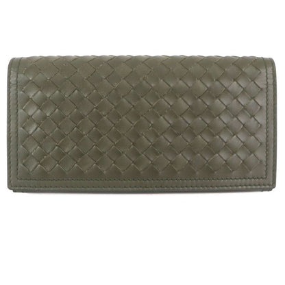 Bottega Veneta Intrecciato Leather Long Wallet With Coin Purse