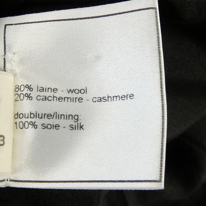 Chanel Vintage Coat Cashmere Black — view 3