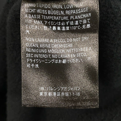 Balenciaga Pullover Hoodie Defile M Black Cotton Sweater — view 8