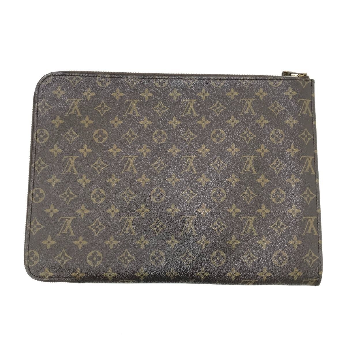 Louis Vuitton Monogram Document Case M53456 Brown