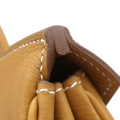 Hermes Handbag Birkin 25 Togo Natural Sable Silver Hardware Brown Engraved K