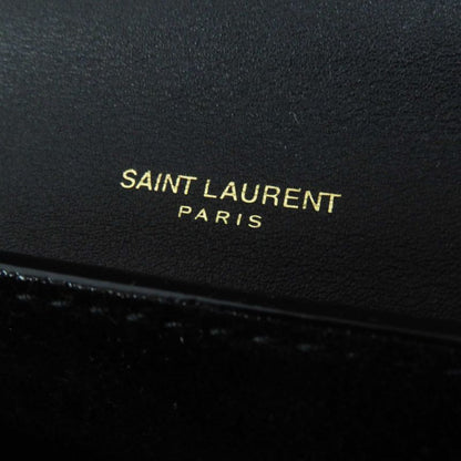 Saint Laurent Paris 634818 Kaia Raffia Leather Shoulder Bag Natural Black Gold