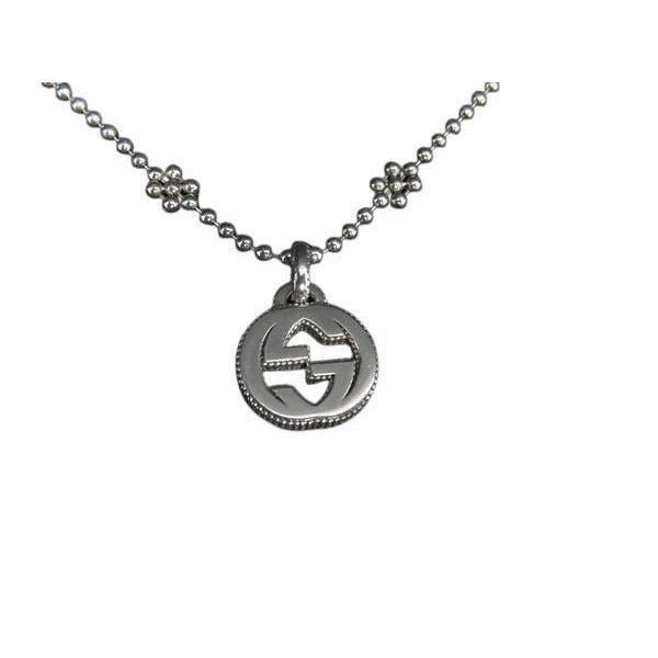 Gucci Necklace Interlocking G Silver SV 925 — view 3