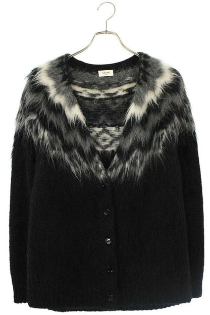 Celine 19AW 2a122383d Alpaca Wool Cardigan Men's XS