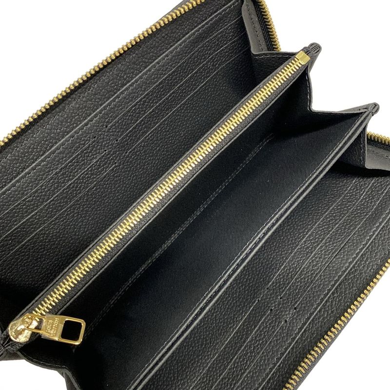 Louis Vuitton Monogram Panda LV X TM Zippy Wallet M14160 Noir Black Leather