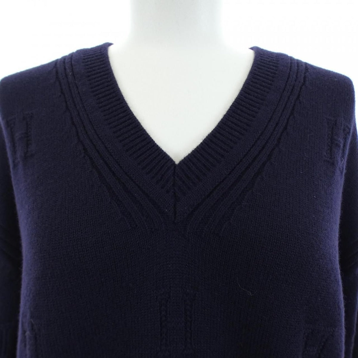 Hermes Knit Top Navy 38 — view 5
