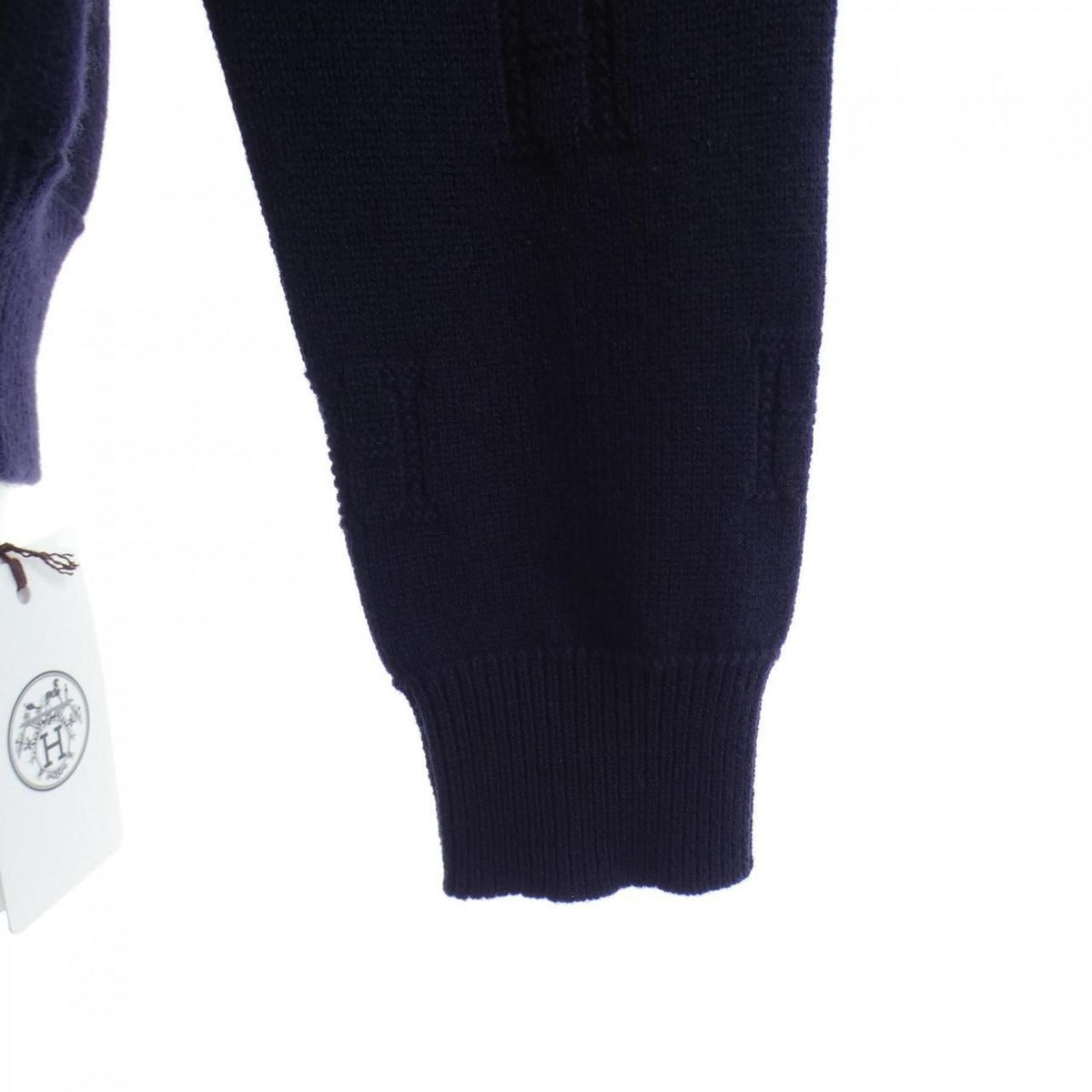 Hermes Knit Top Navy 38 — view 6