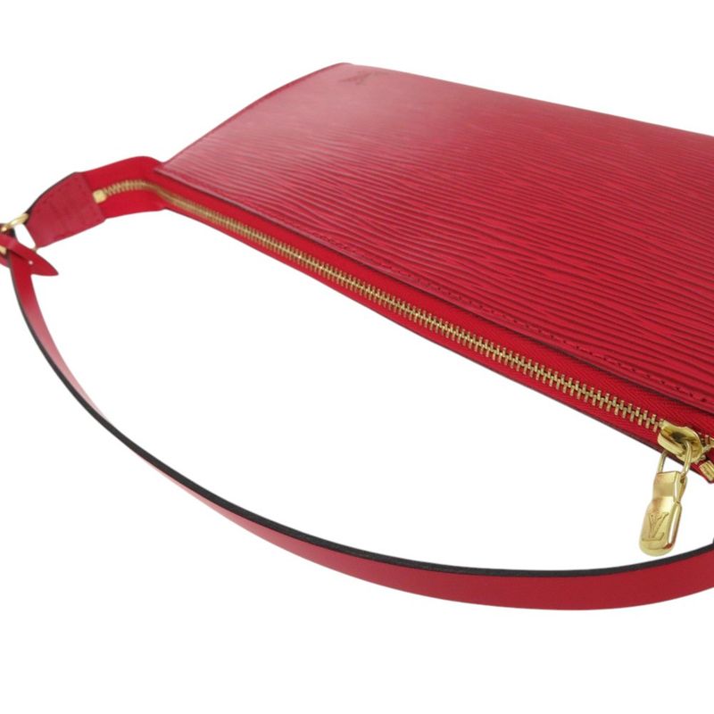 Louis Vuitton Pochette Accessoires Pouches Epi M52947 Castilian Red Pouch LV