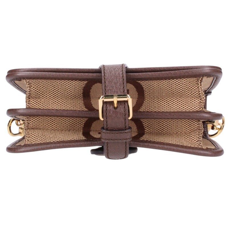 Gucci 699438 Jumbo GG Canvaleather Switched Shoulder Bag For Men