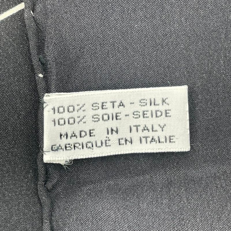 Chanel Matelasse Bag Motif Scarf Silk Brown