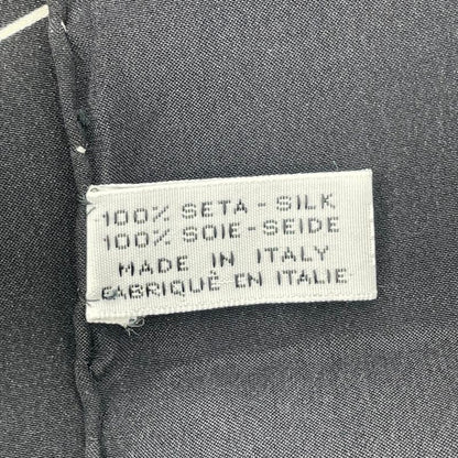 Chanel Matelasse Bag Motif Scarf Silk Brown