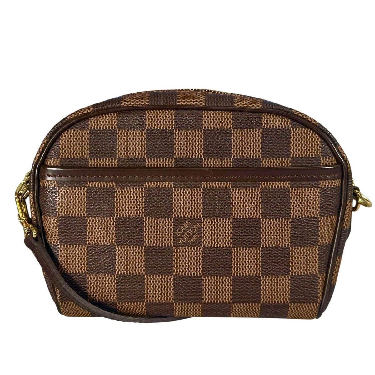 Louis Vuitton Shoulder Bag Damier Ipanema Brown Pochette
