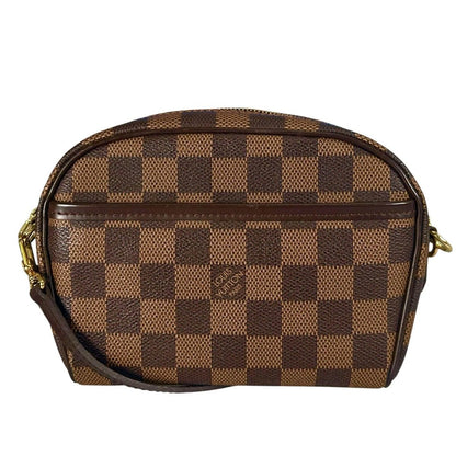 Louis Vuitton Shoulder Bag Damier Ipanema Brown Pochette