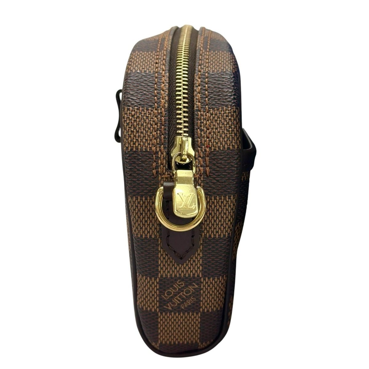 Louis Vuitton Shoulder Bag Damier Ipanema Brown Pochette — view 4