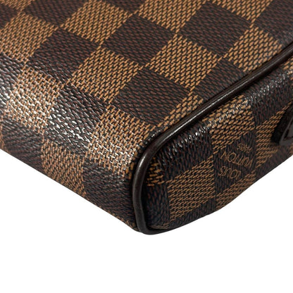 Louis Vuitton Shoulder Bag Damier Ipanema Brown Pochette — view 8