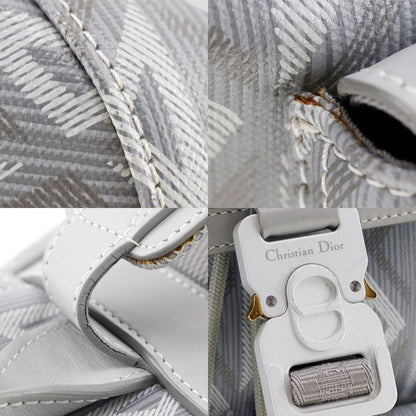 Dior Christian Dior HIT THE ROAD Backpack 1esba021cdp PVC Gray Men's Backpack/da