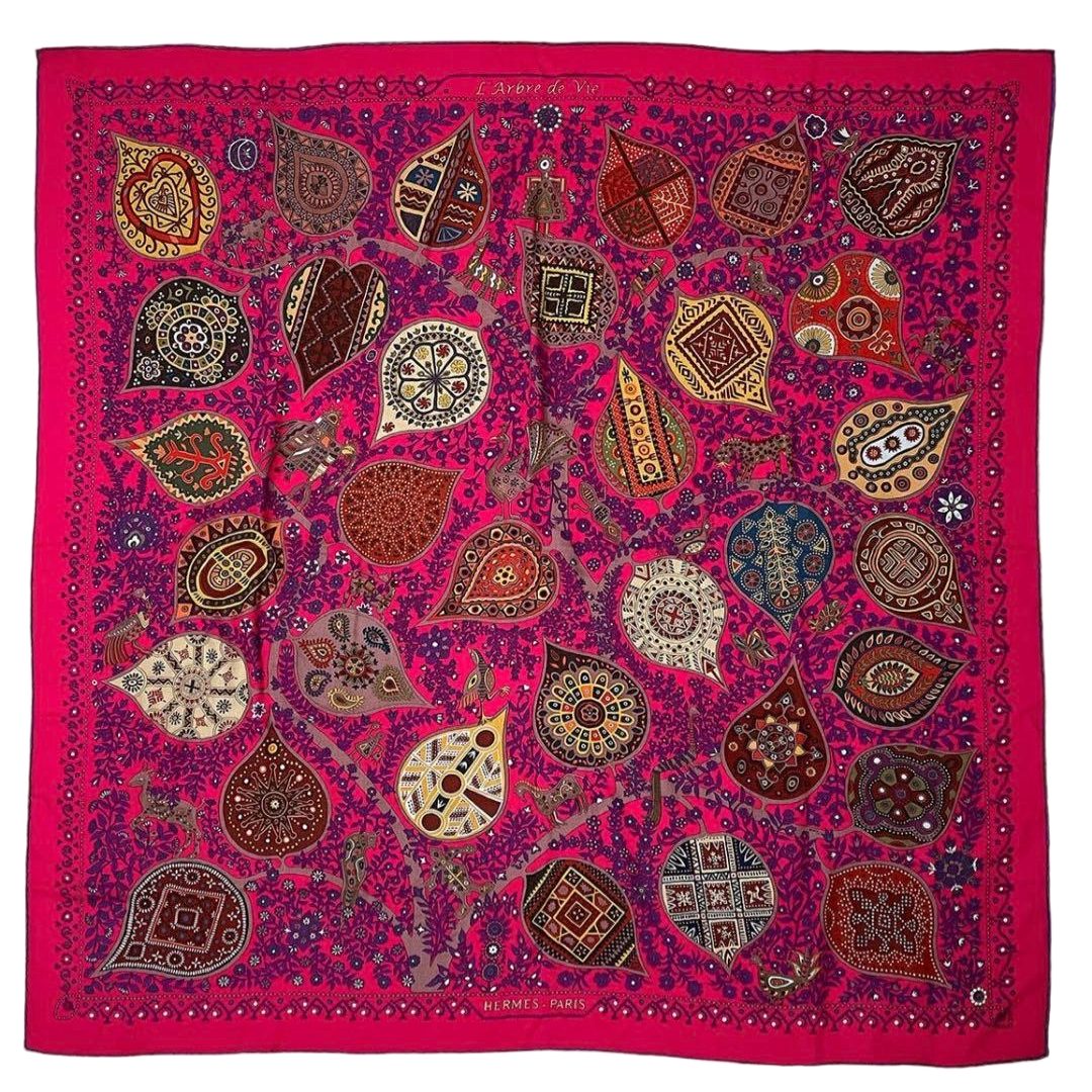Hermes Cashmere Silk Carre 140 Large Shawl Scarf