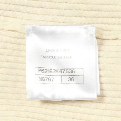 Chanel Knit Top Wool White Blue — view 4