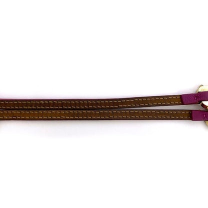 Fendi Bracelet Pink Gold Ec20703 Excellent Condition Leather