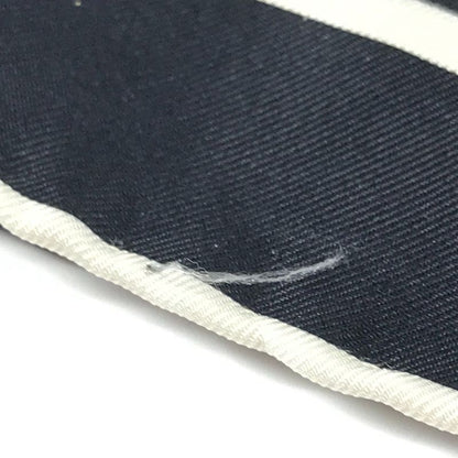 Chanel Scarf Logo Camellia Silk Black