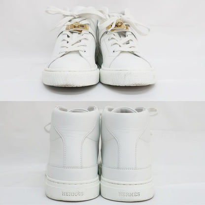 Hermes Sneakers - High Cut Daydream Kelly White Size 35.5 23cm