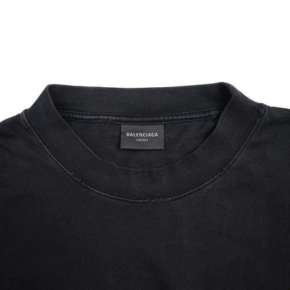 Balenciaga Be Different Oversize D T-Shirt 712398 Tnvb3 Black 4
