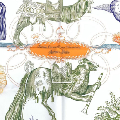 Hermes Carre 90 Della Cavalleria Favolosa Della Cavalleria Favolosa Double Face