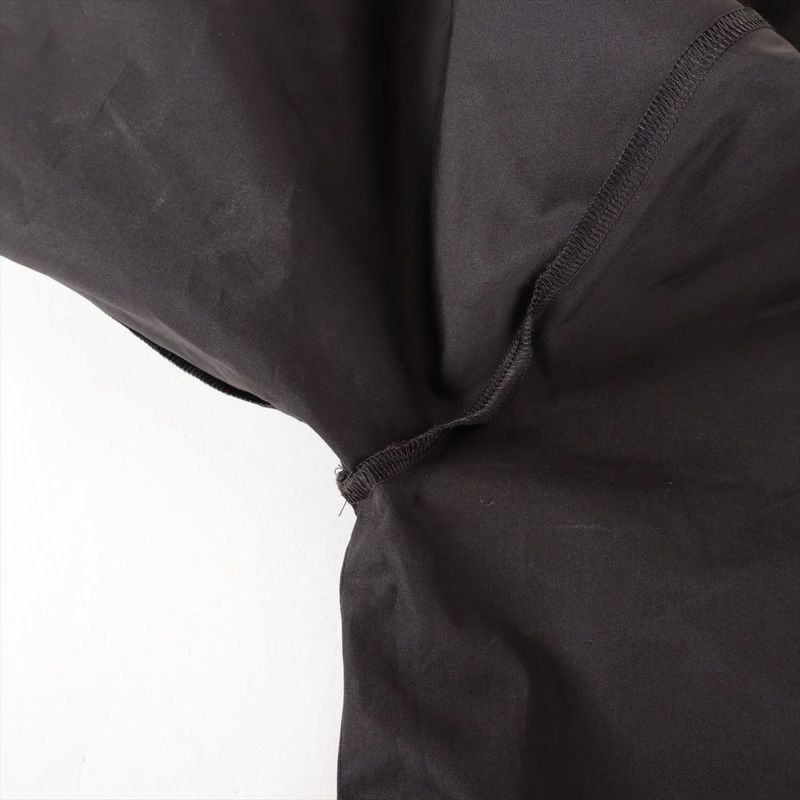 Hermes Cotton Logo Embroidery Shirt Women's 34 Black 2e3600d2 Made In France