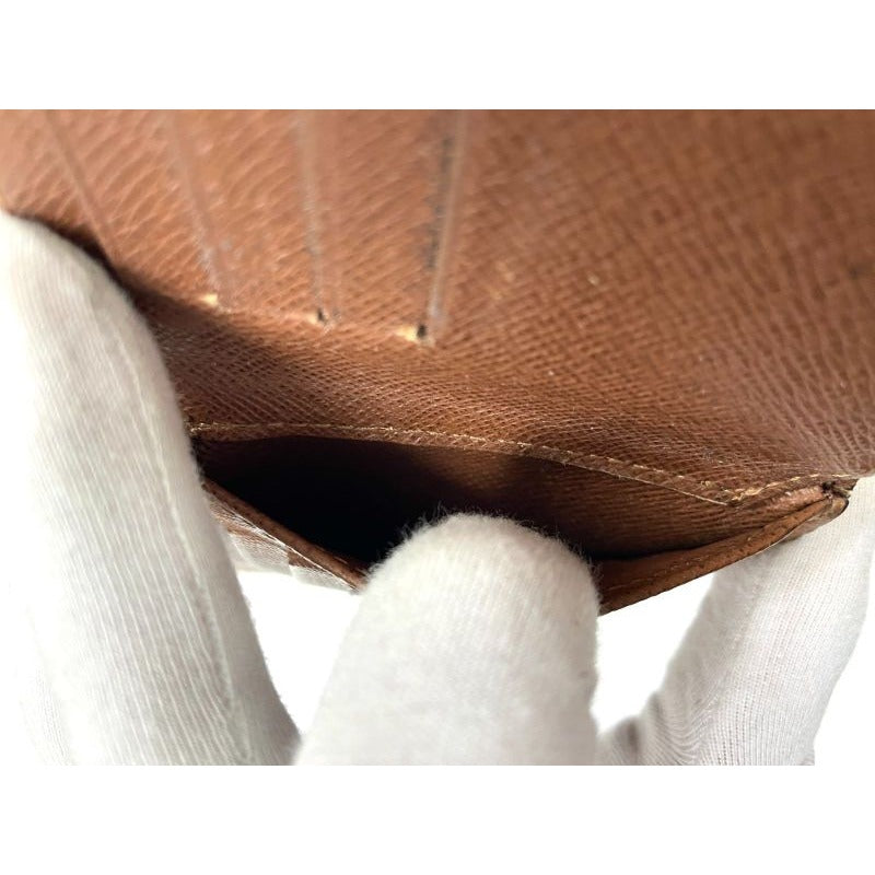 Louis Vuitton Monogram Portefeuille Florin Fold Wallet Pass Case Brown — view 10